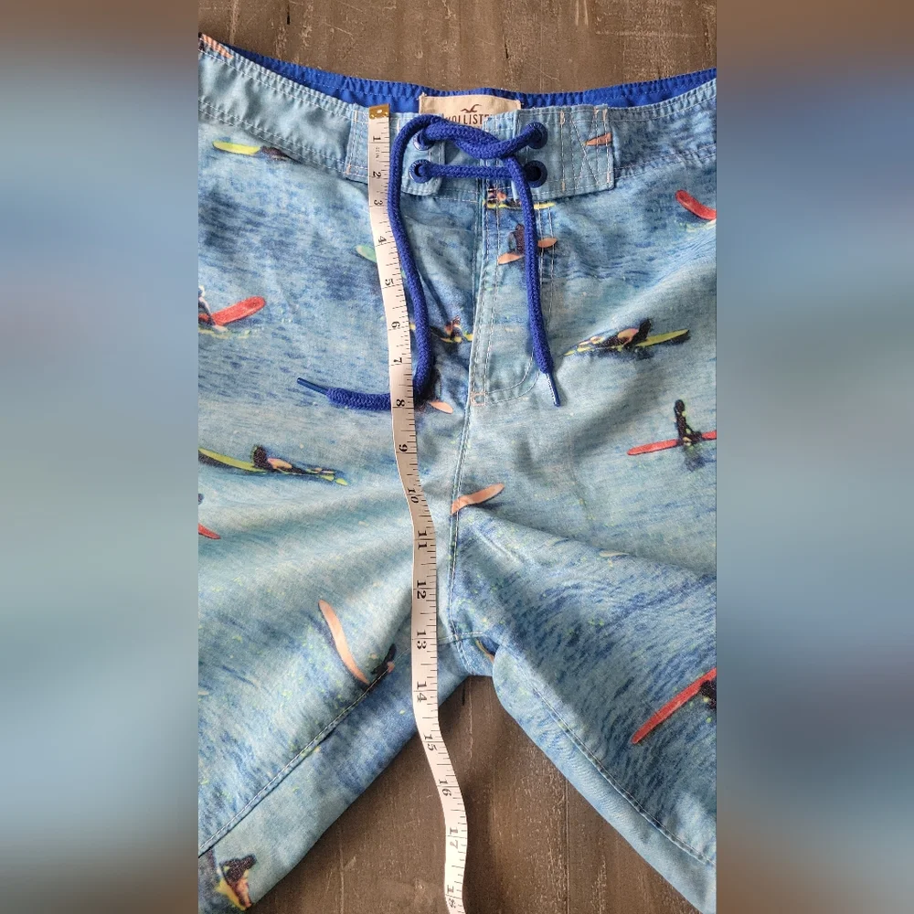 Hollister Men Surf Board Shorts Size L - Picture 8 of 16